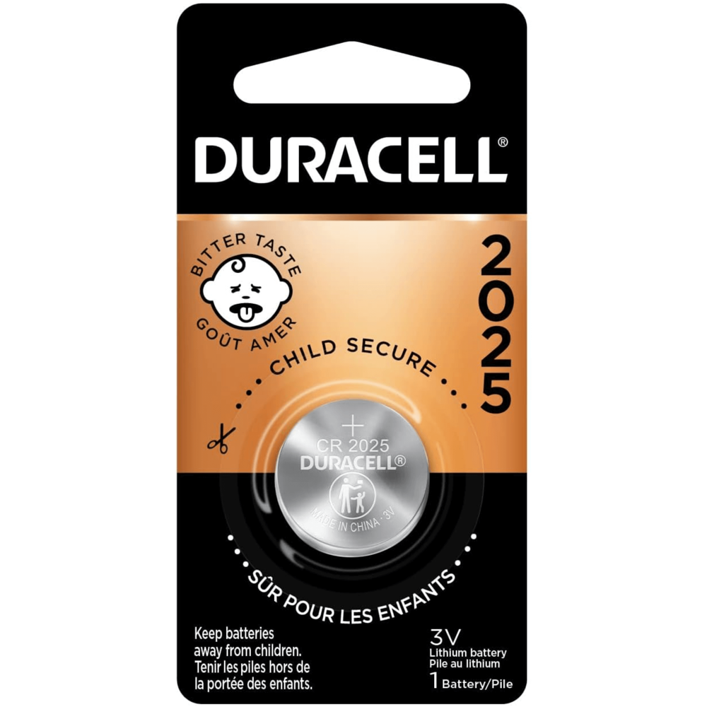 Duracell CR2025 Lithium 3V