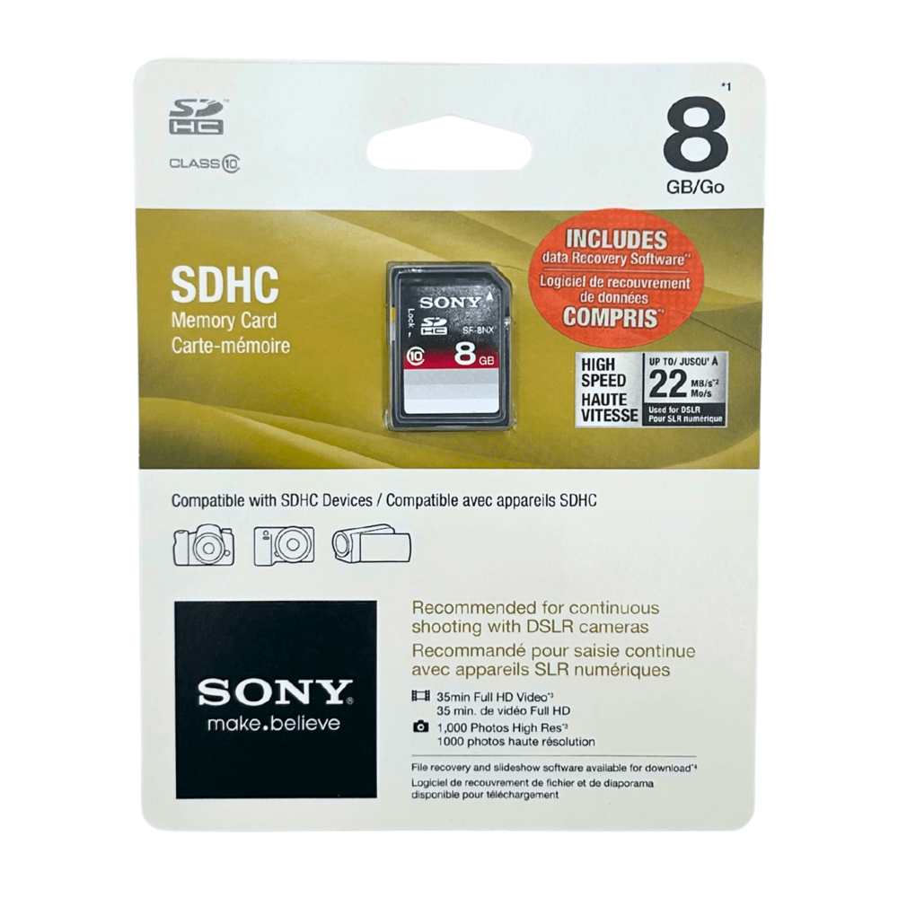 Sony SD Card 8 GB SF-8NX/TQ1