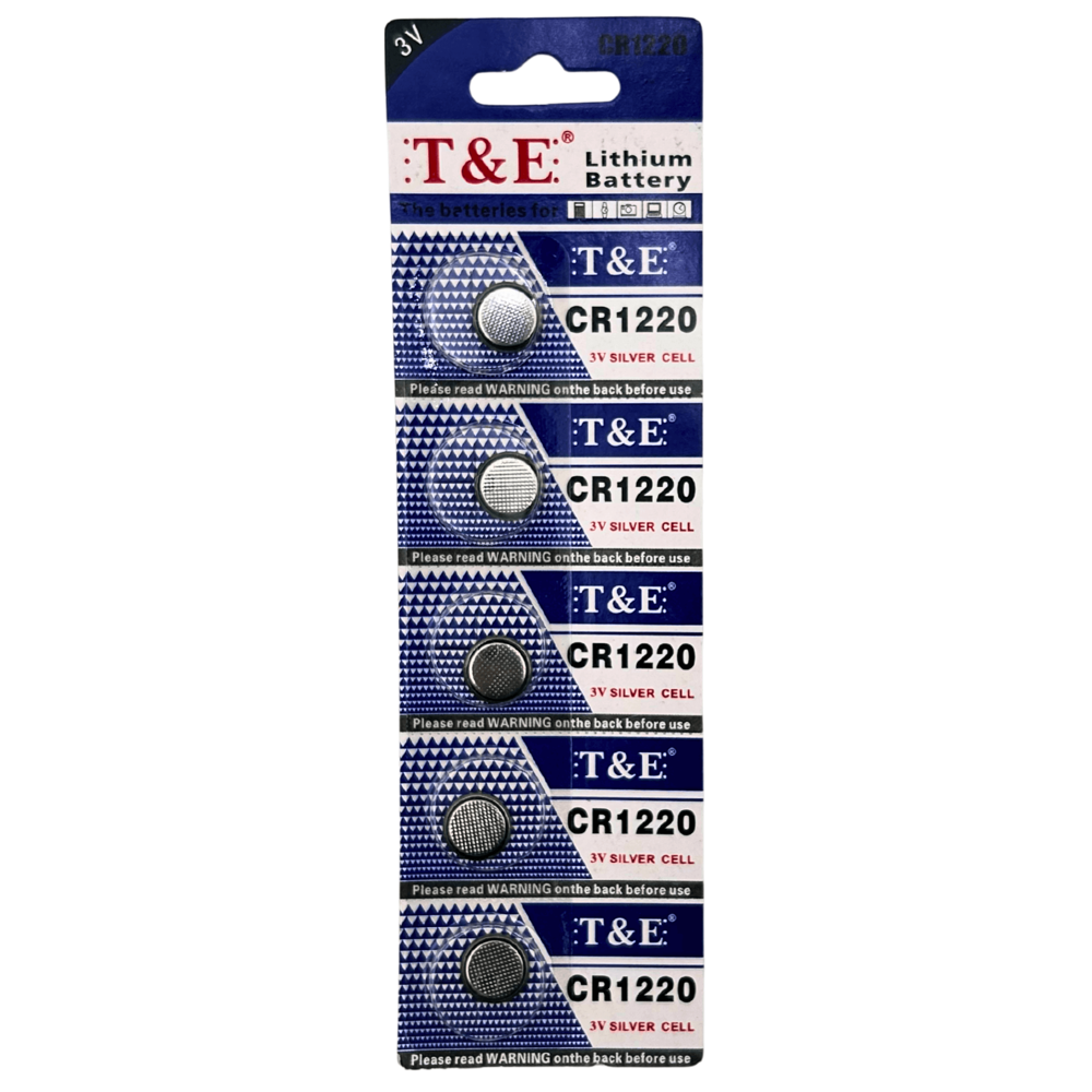 Lithium Battery CR1220 5 pcs