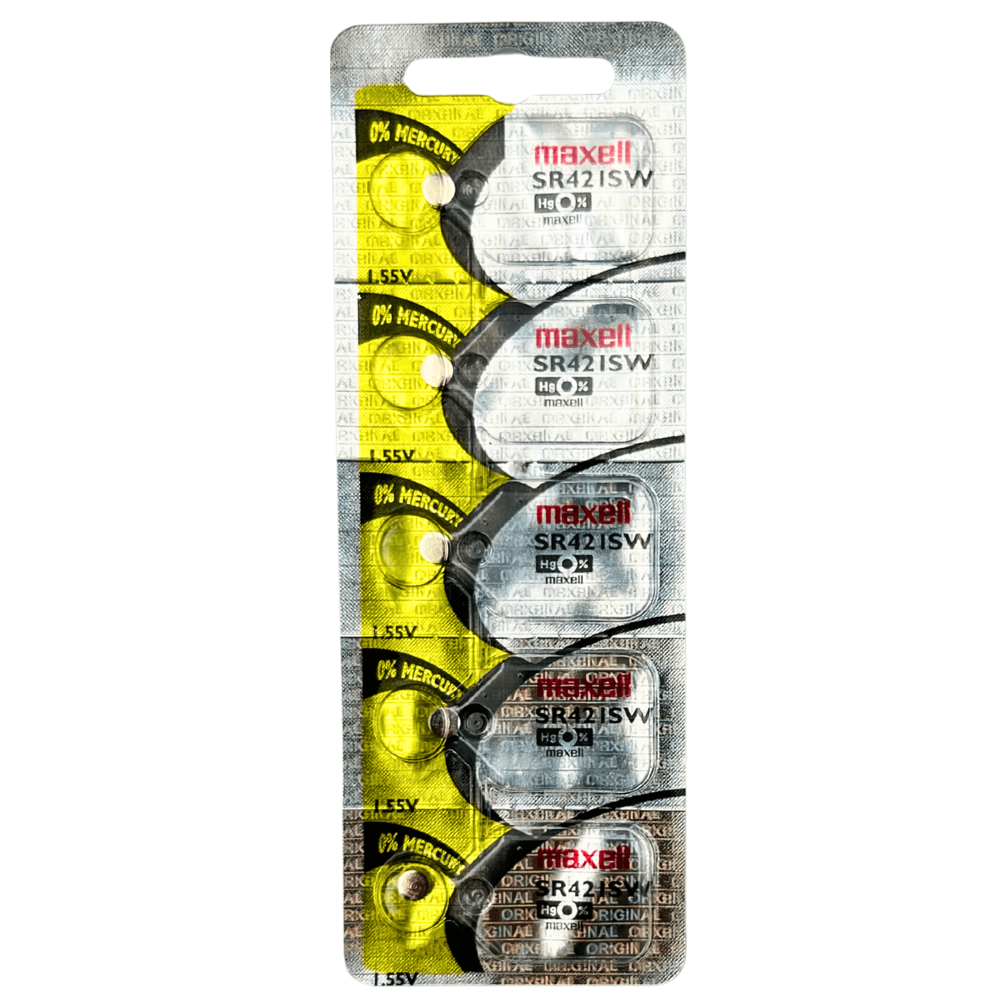Maxell Battery 5 pcs SR421SW/348