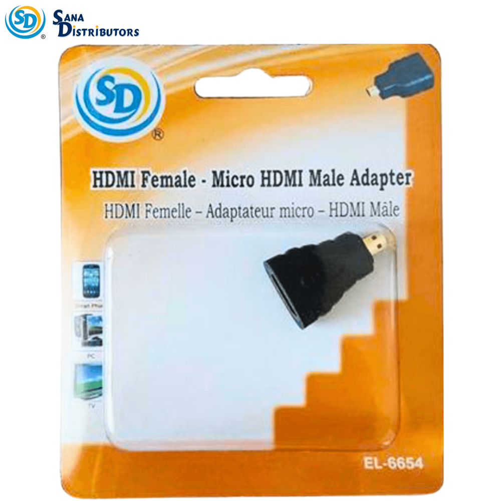 SD HDMI Female - Micro HDMI Male Adapter