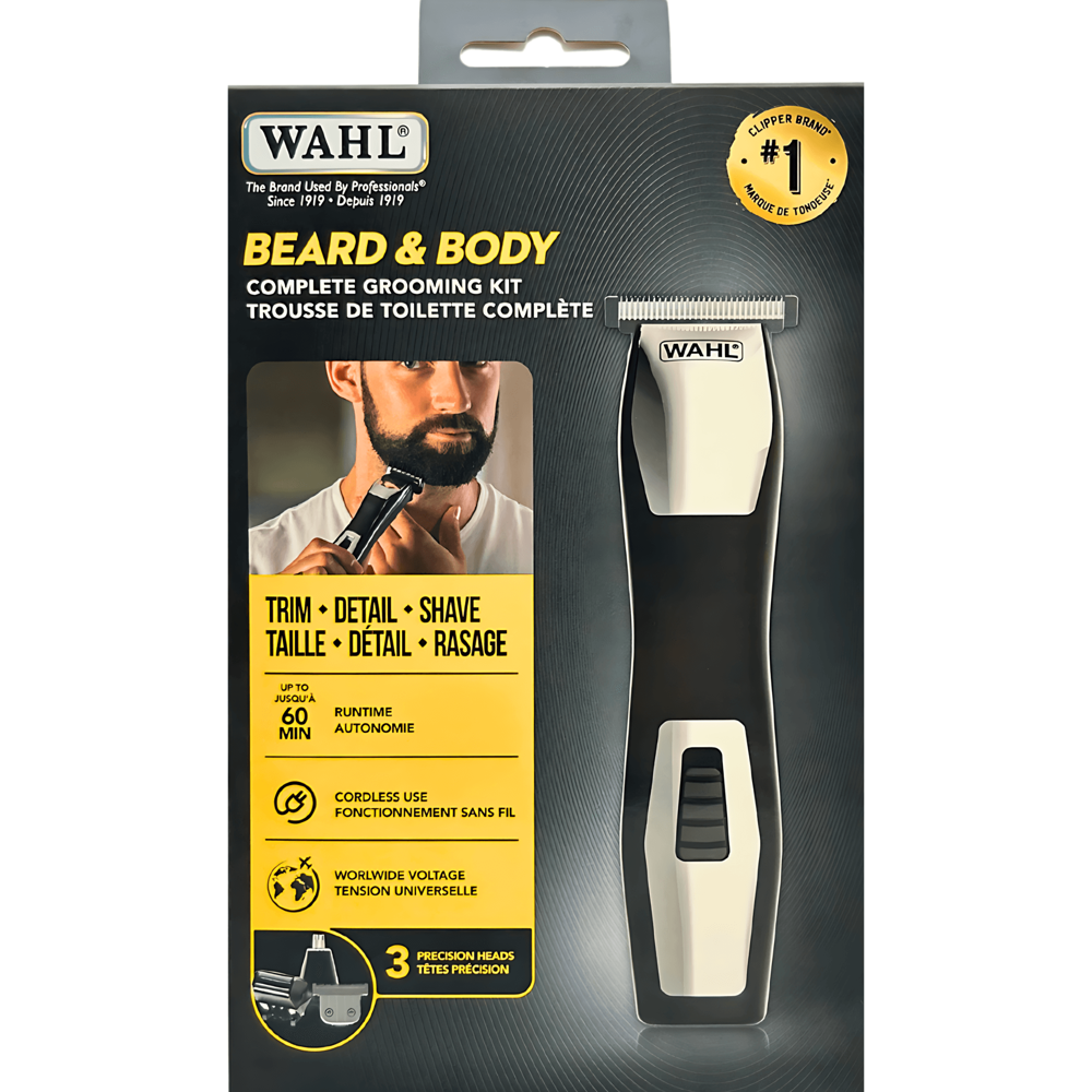 Wahl 3-IN-1 Rechargeable Multigroomer 9 pcs