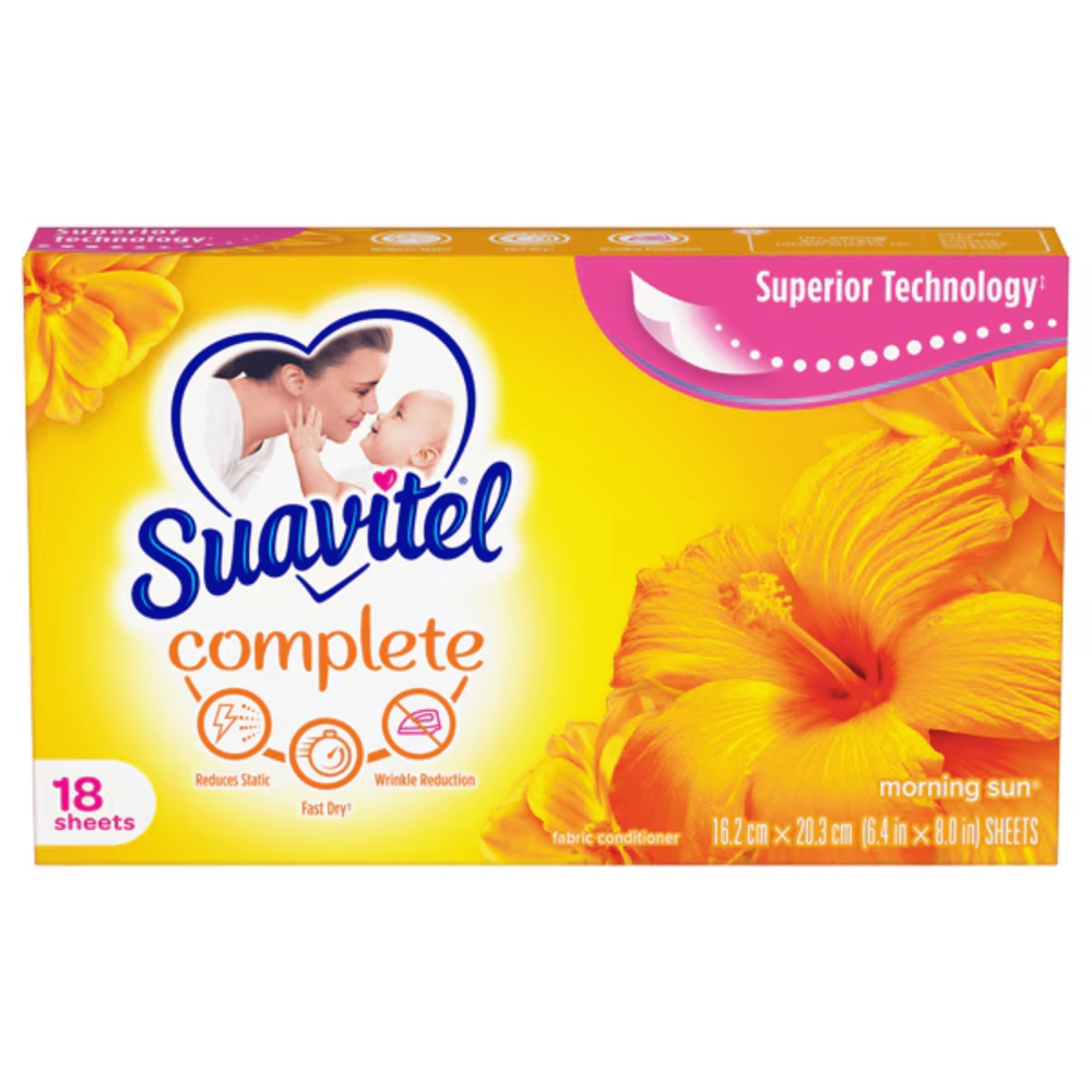 Suavitel Morning Sun Dryer Sheets [18 Sheets]