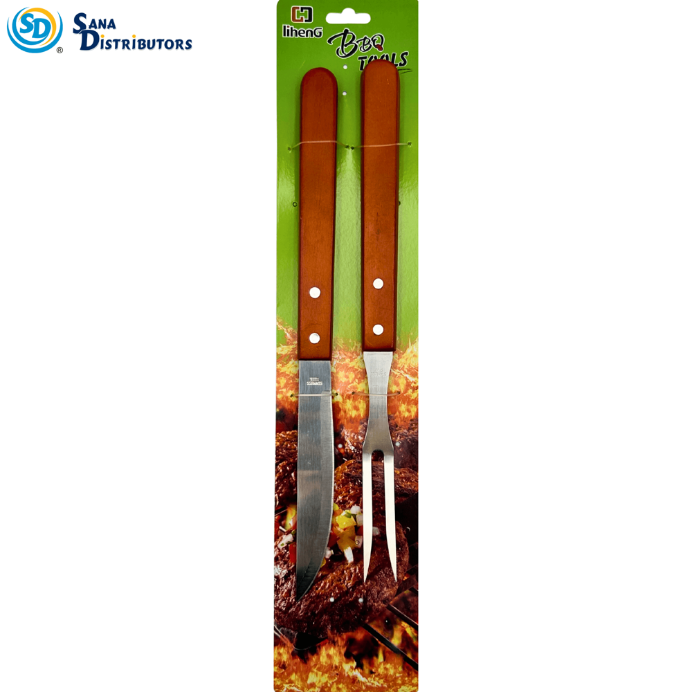 BBQ Knife & Fork [14"]
