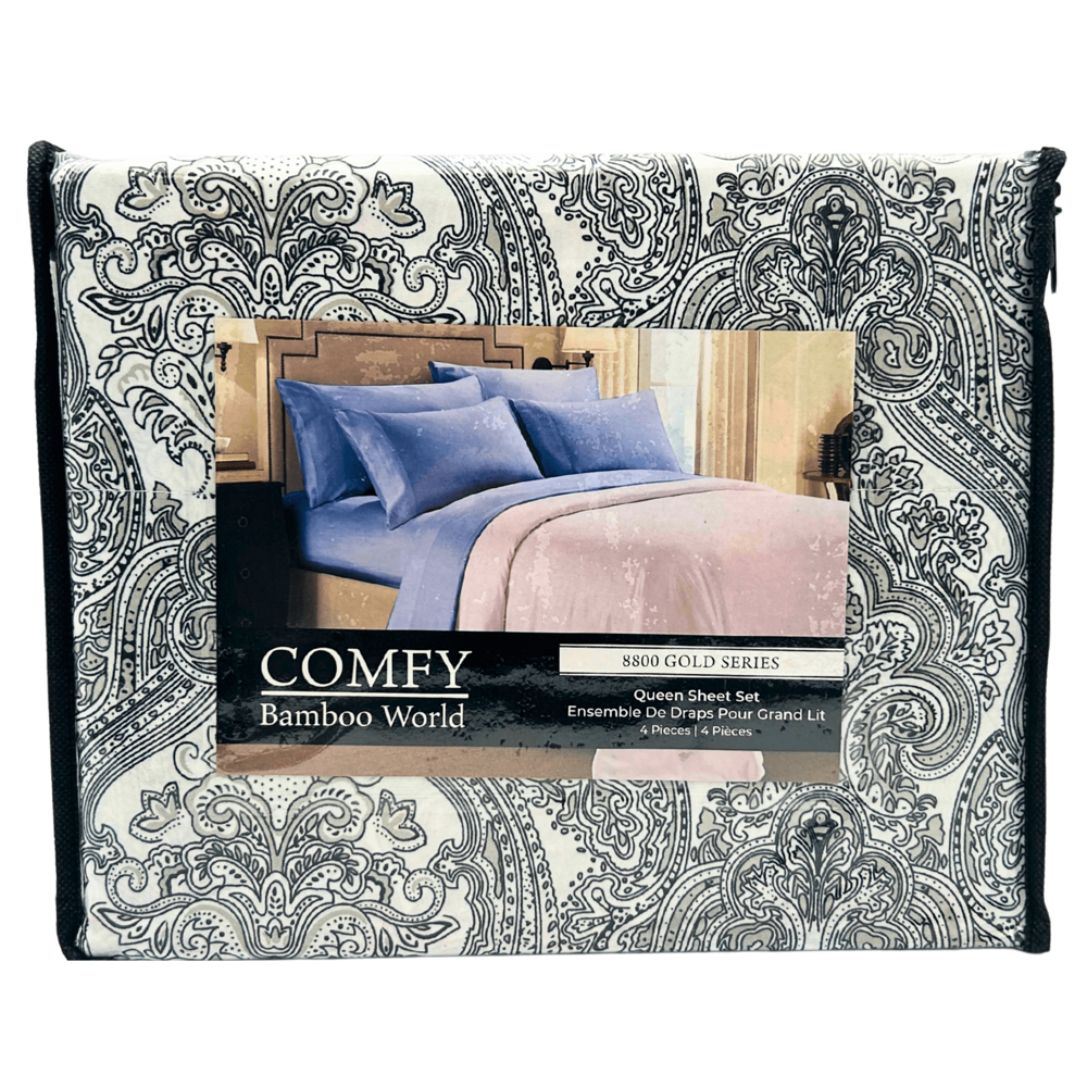 Queen Sheet Set 4 pcs - Assorted Designs