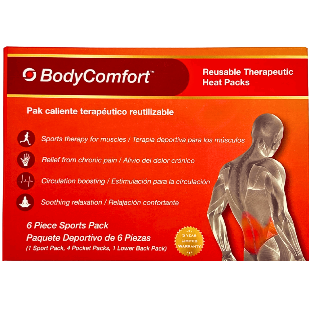 Bodycomfort Reusable Heat Packs 6 pcs