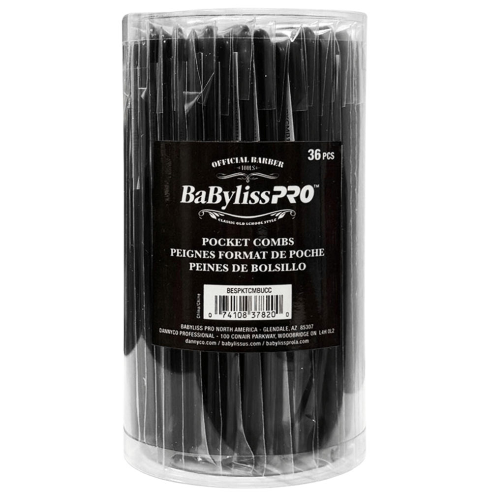 Babyliss Barber Pocket Combs 36 pcs