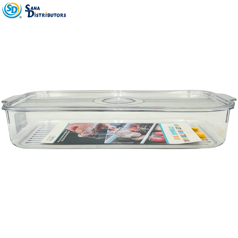 Plastic Fridge Organizer [12" X 6" X 2]