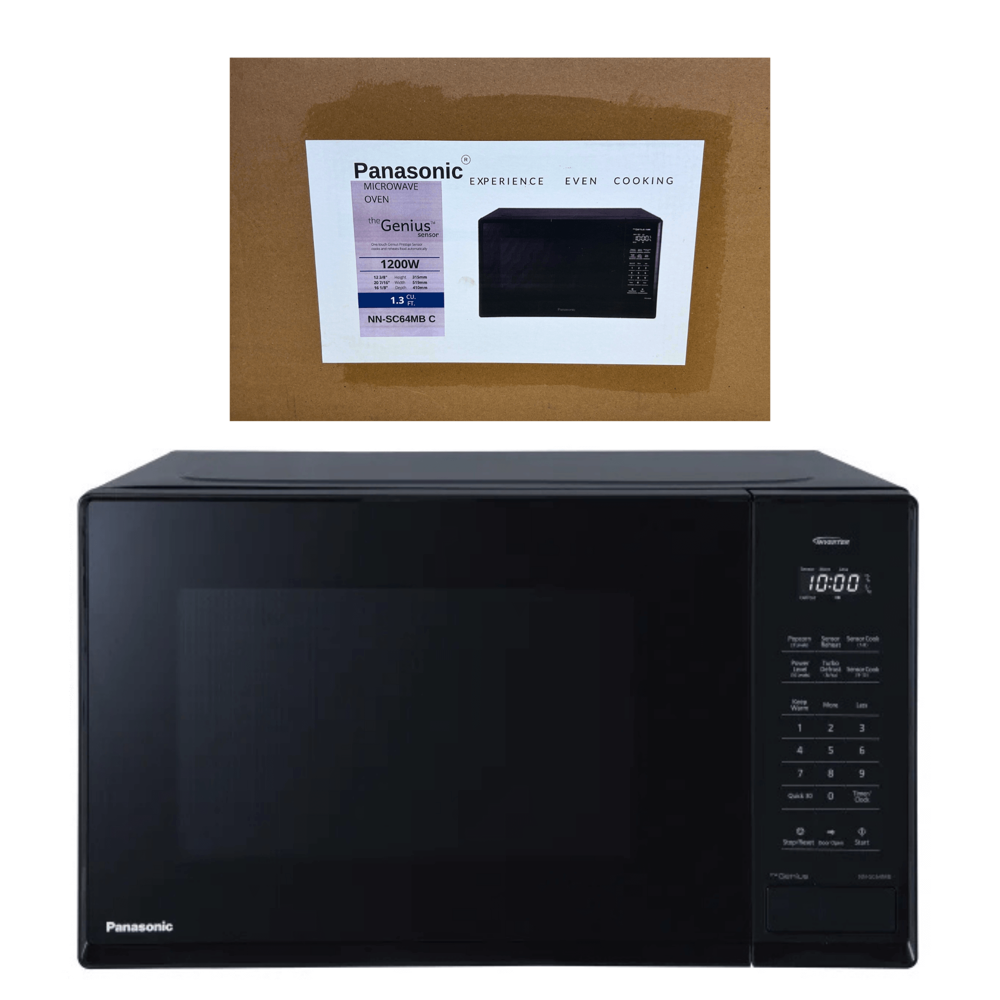Panasonic Microwave Oven- Black - 1200W (Refurbished)