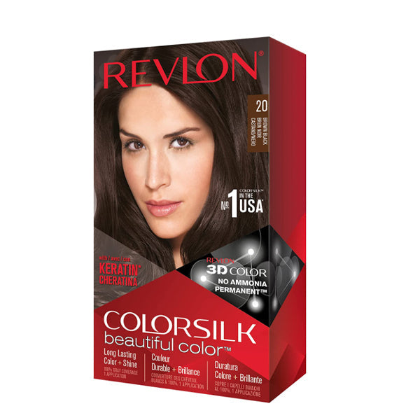 Revlon Colorsilk #20 Brown Black