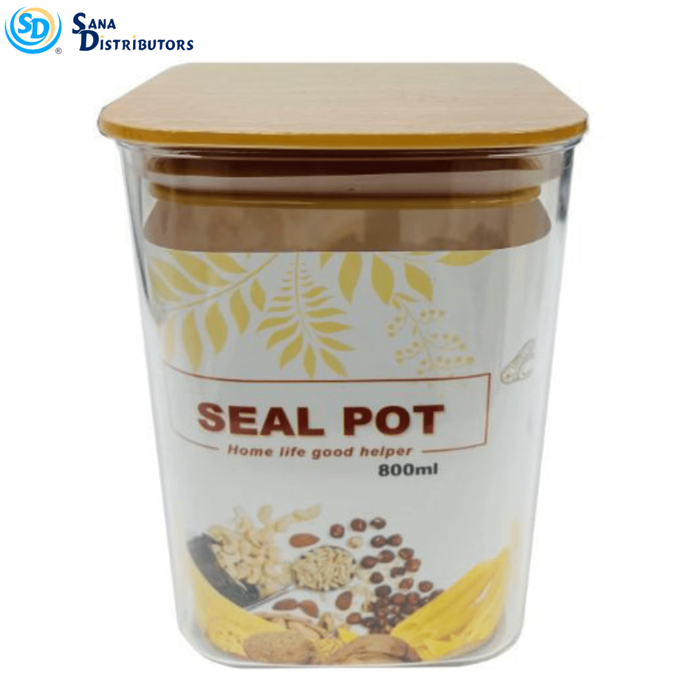 Seal Pot Brown Lid 15x10 m 800 mL
