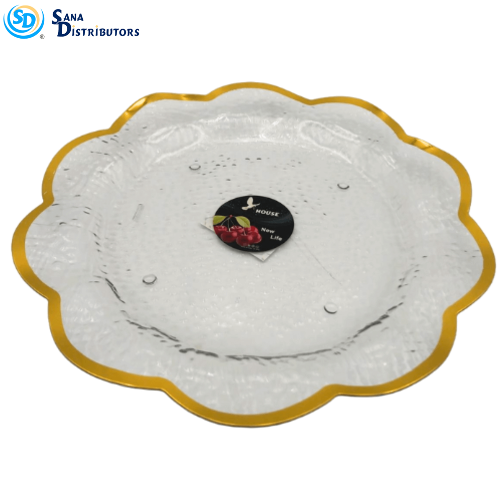 Plastic Plate- 10.5'' X 10.5''