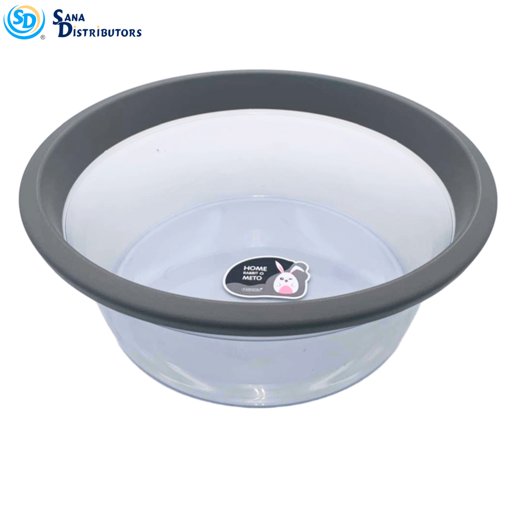 Plastic Basin Clear Small 12.5" X 4.5"