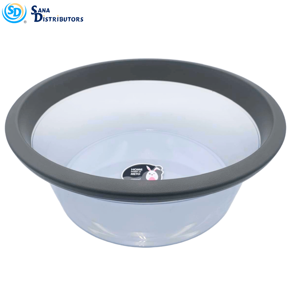 Plastic Basin Clear Large 15" X 5.5"