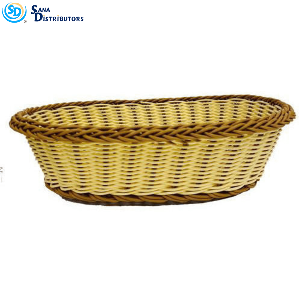 Plastic Basket Ellipse [12" X 9" X 3.5"]