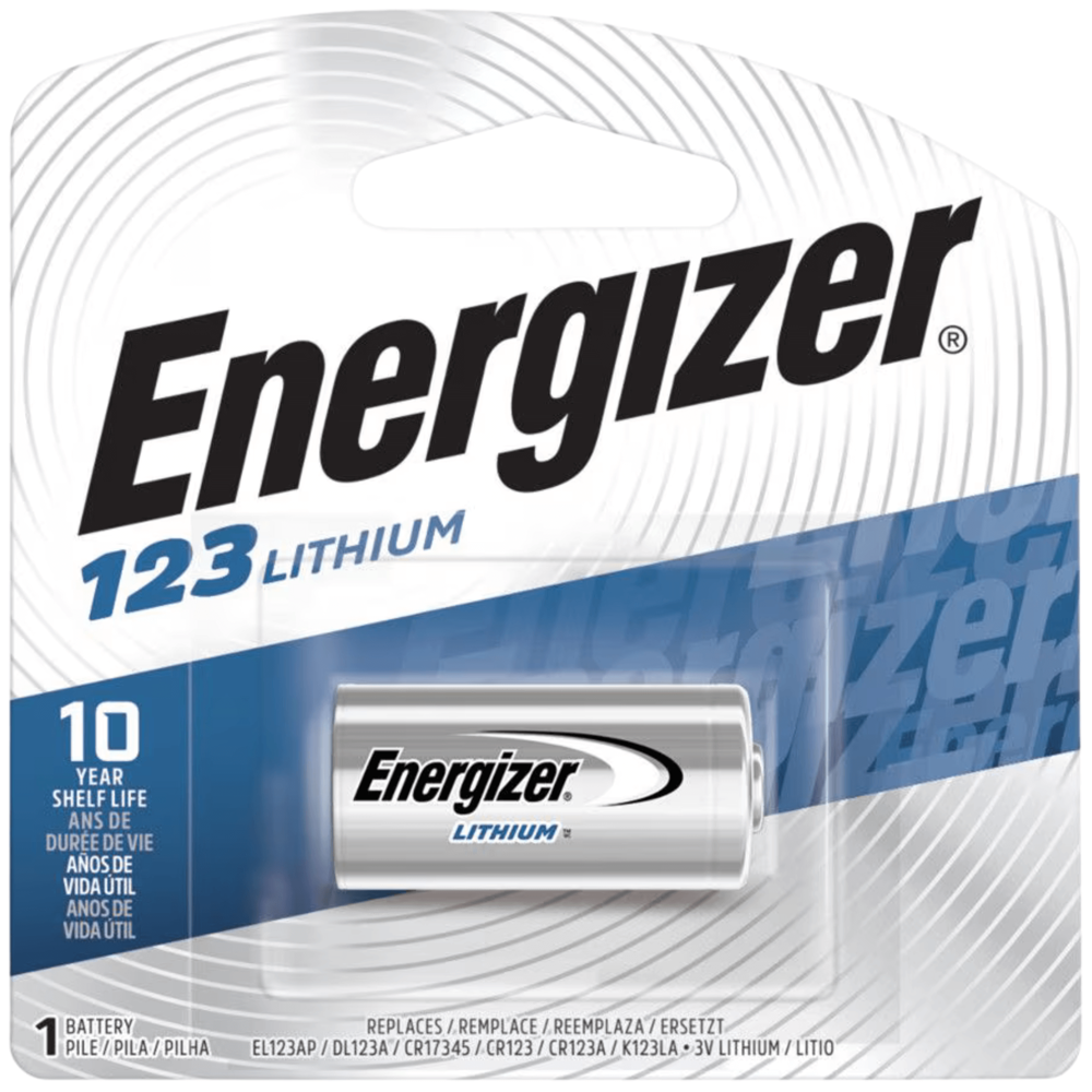 ENERGIZER 123 LITHIUM BATTERY 3V