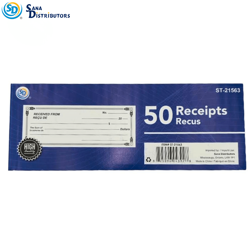 SD Receipt Book 50-PAGE