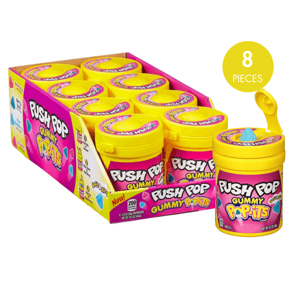 Push Pop Gummy Pop-its 8 pcs