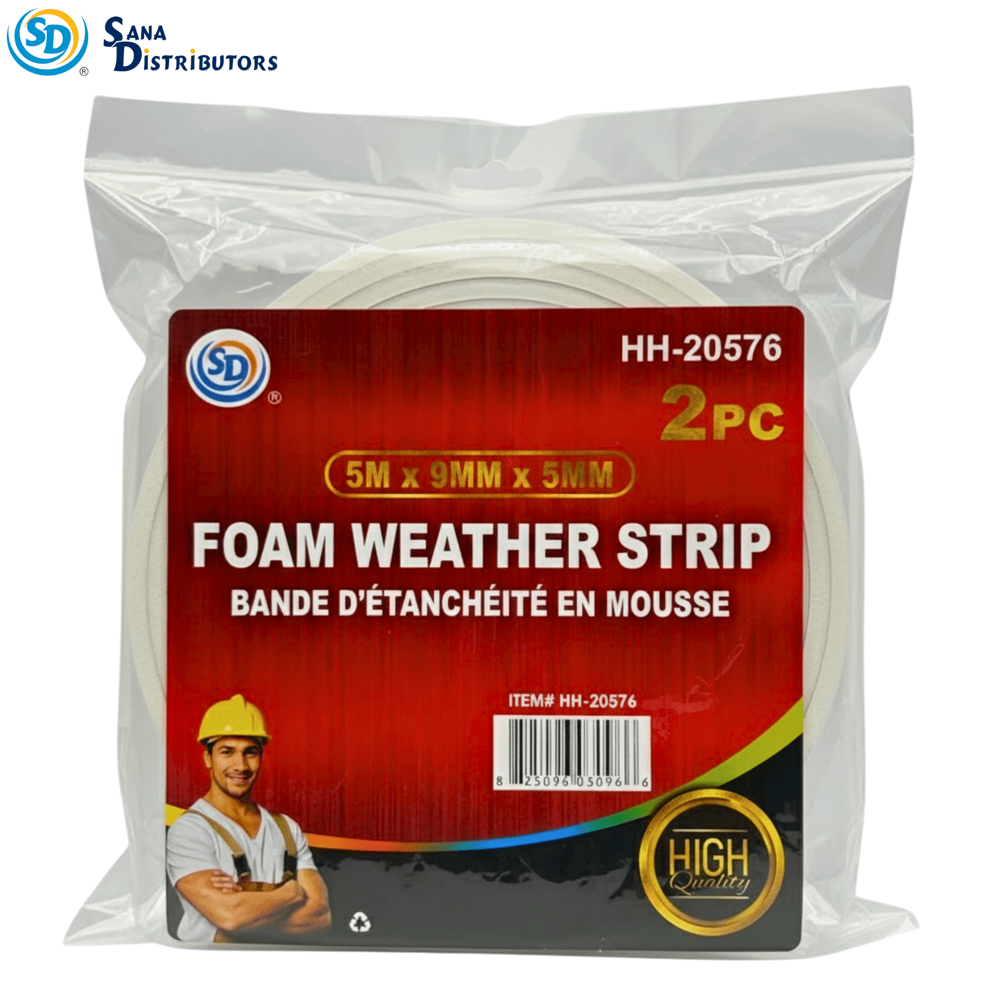 SD Foam Weatherstrip 2 pc [5 m X 9 mm X 5 mm]