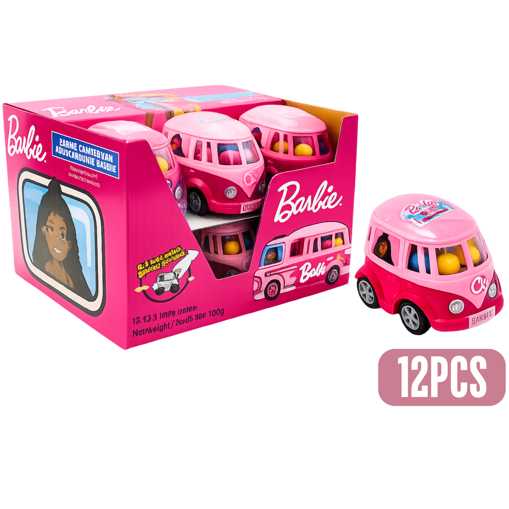 Barbie Camper Van Bubblegum 12 pcs