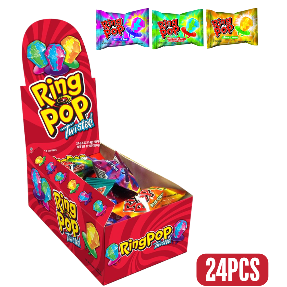 Ring Pop Twisted 14 g 24 pcs