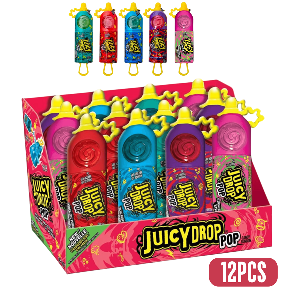 Juicy Drop Pop Candy 12 pcs
