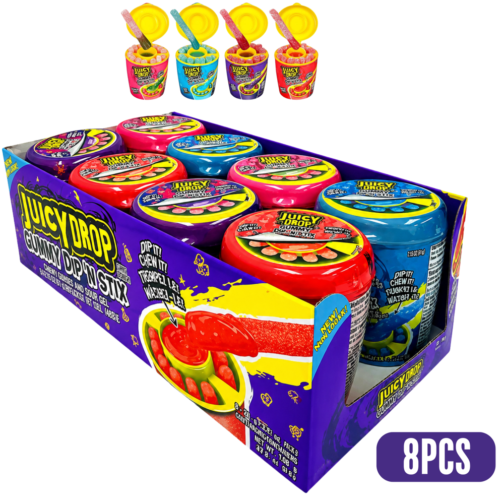 Juicy Drop Gummy Dip N Stix