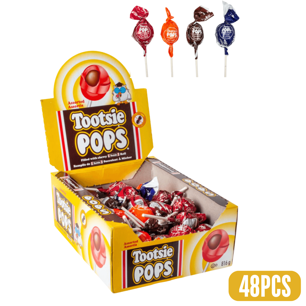 Tootsie Roll Pops Assorted Pops 48 pcs