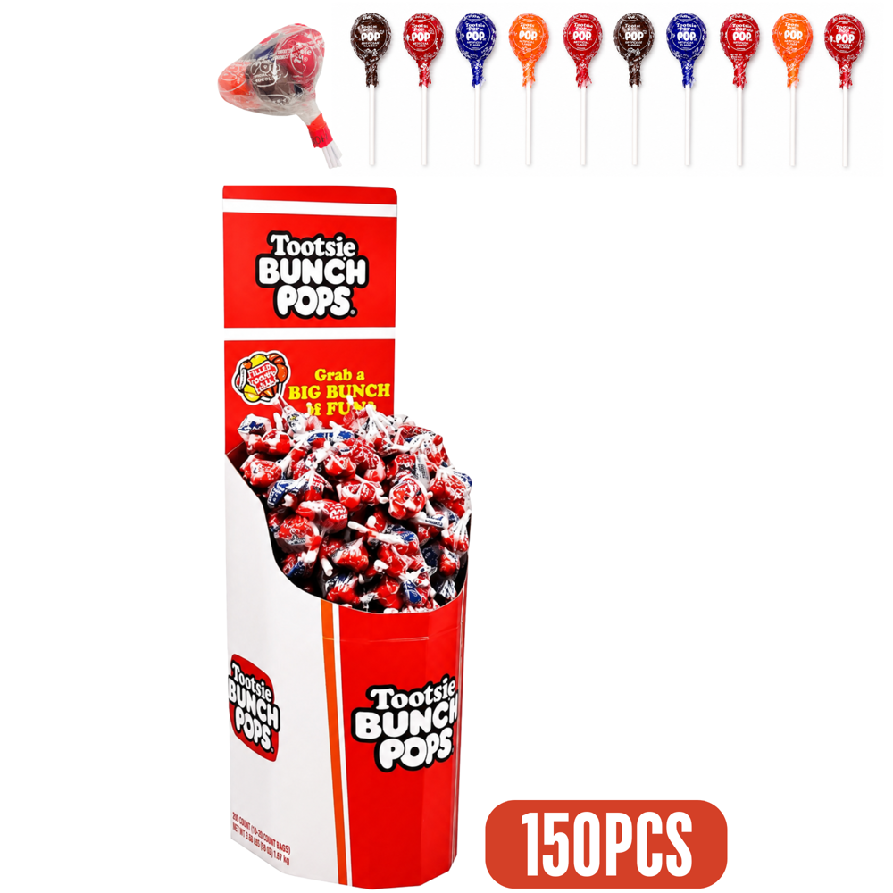 Tootsie Bunch Pops 7pk 150 pcs