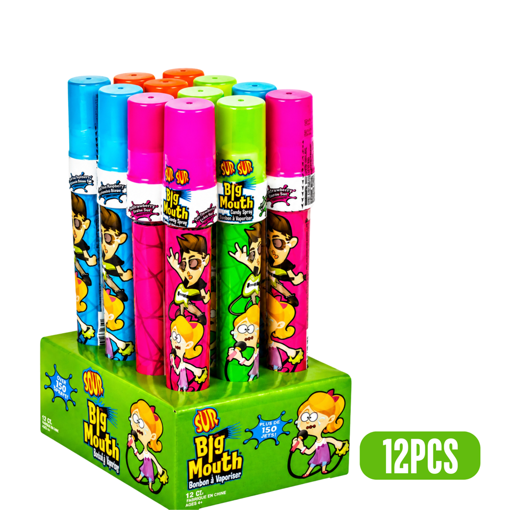 Sour Big Mouth Candy Spray 20 mL 12 pcs