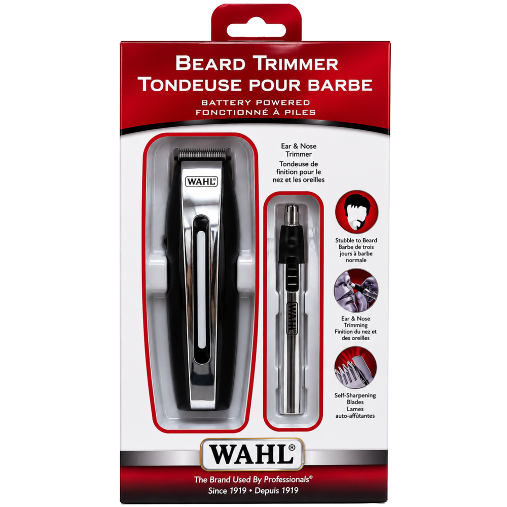 Wahl Beard Trimmer Set + Ear & Nose Trimming