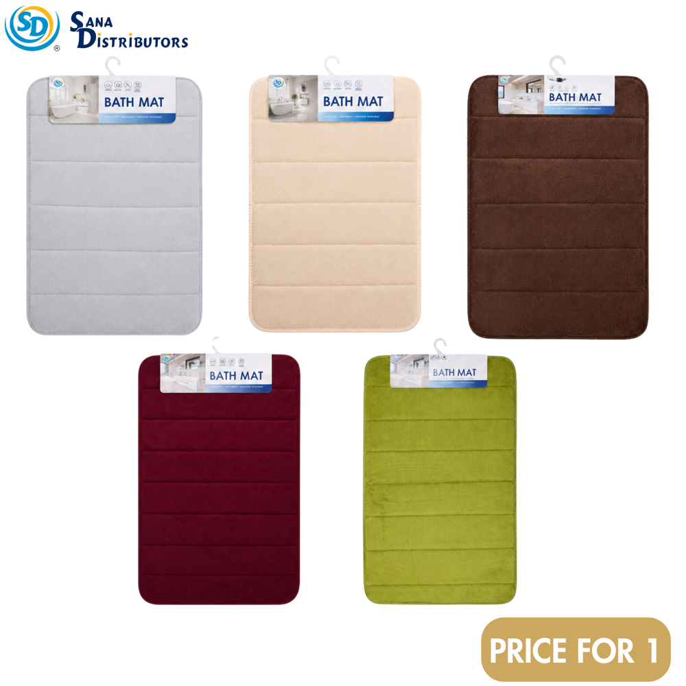 SD Bath Mat [23" X 15"] - Assorted Colours
