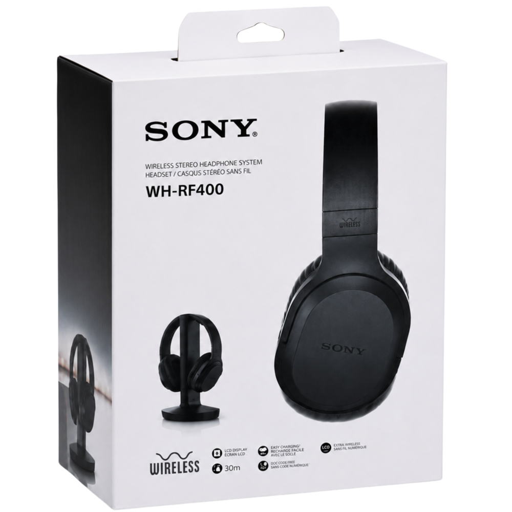 Sony Wireless Headphone System - Black - (refurbished)