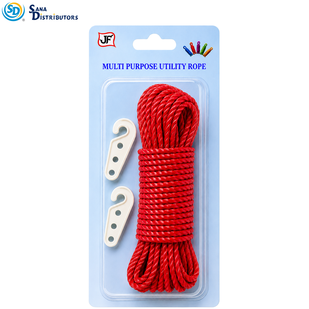 Nylon Rope 6 mm X 10 m W/hook
