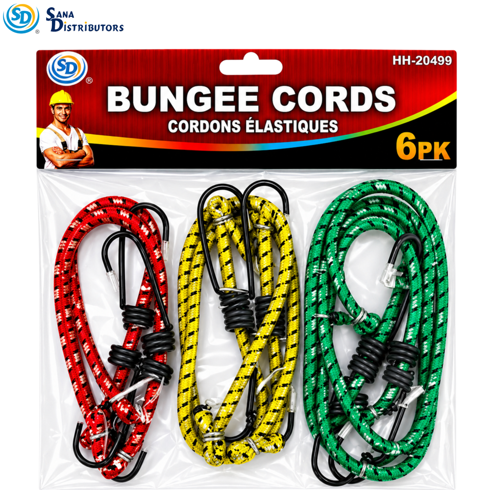 SD Bungee Cords 6 pcs
