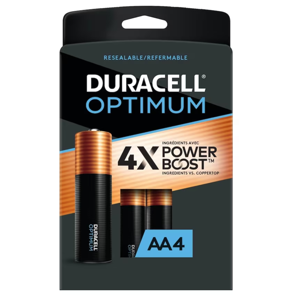 Duracell Optimum AA4