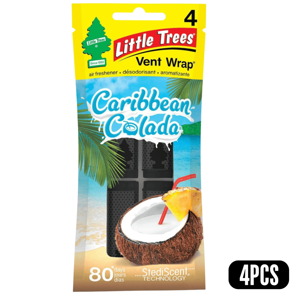 Little Trees Vent Wrap - Caribbean Colada 4 pcs
