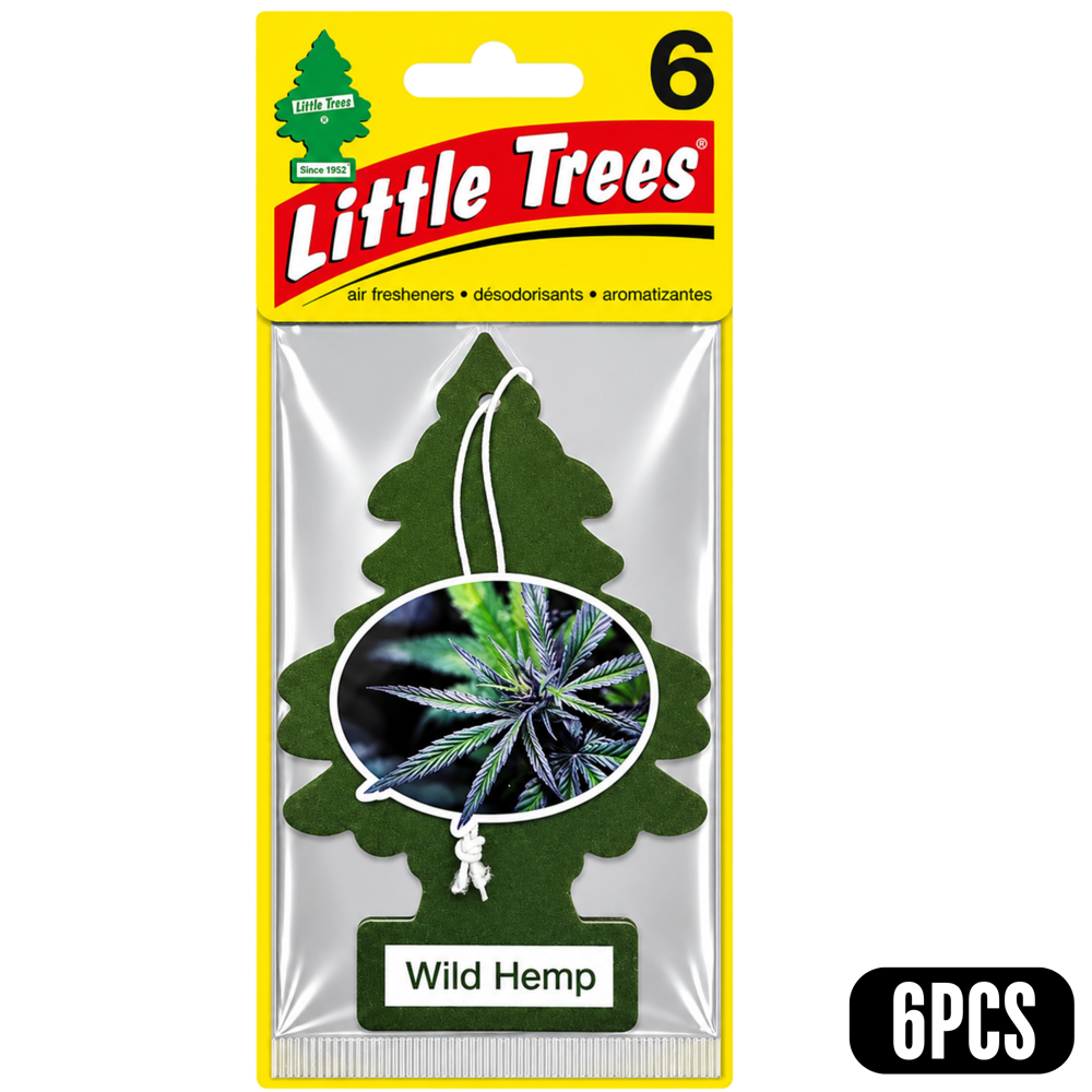 Little Trees Car Freshener Wild Hemp 6 pcs