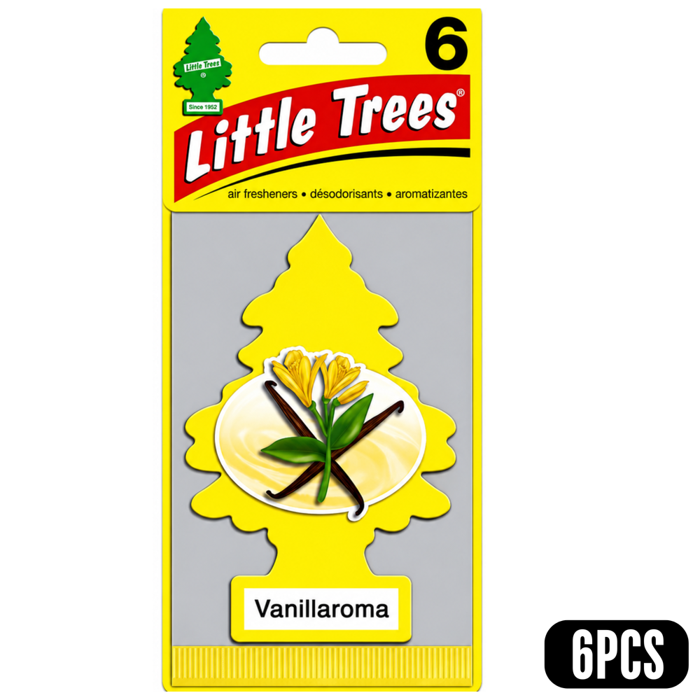 Little Trees Car Freshener Vanillaroma 6 pcs
