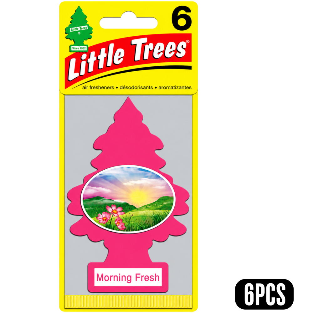 Little Trees Car Freshener Morning Fresh 6 pcs