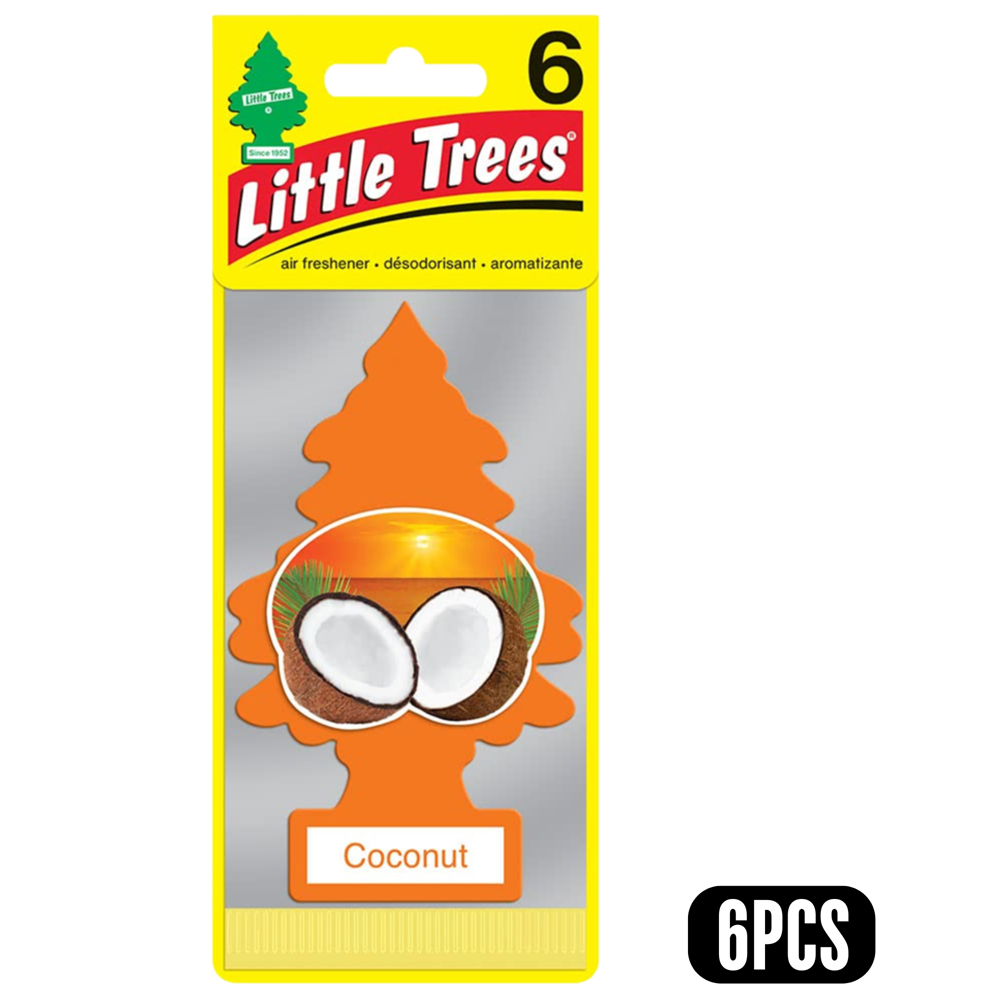 Little Trees Car Freshener Coconut 6 pcs