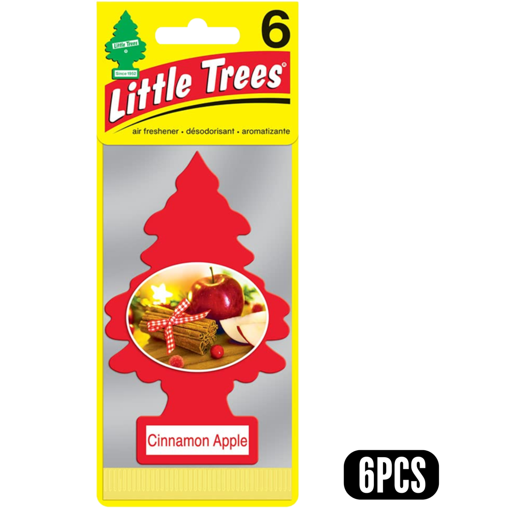 Little Trees Car Freshener Cinnamon Apple 6 Pk