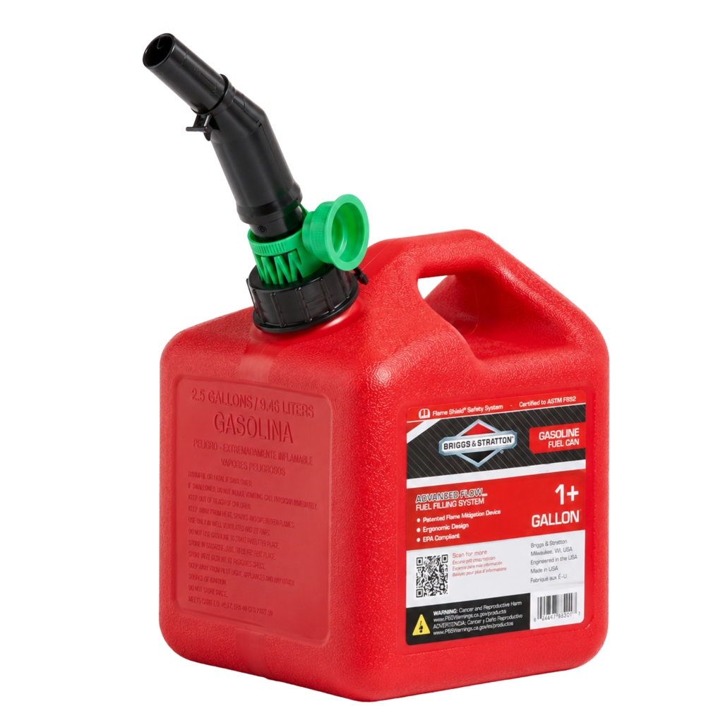 Briggs & Stratton Gasoline Fuel Can 1+ Gal.