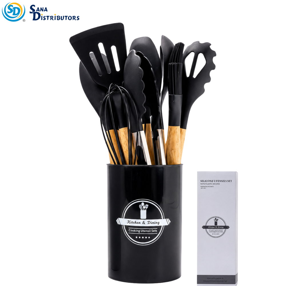 Silicone Kitchen Utensil Set 12" 12 pcs