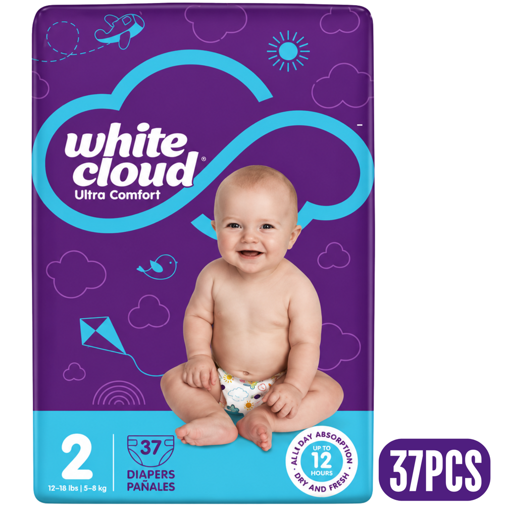 White Cloud Ultra Comfort Size 2 37 Diapers