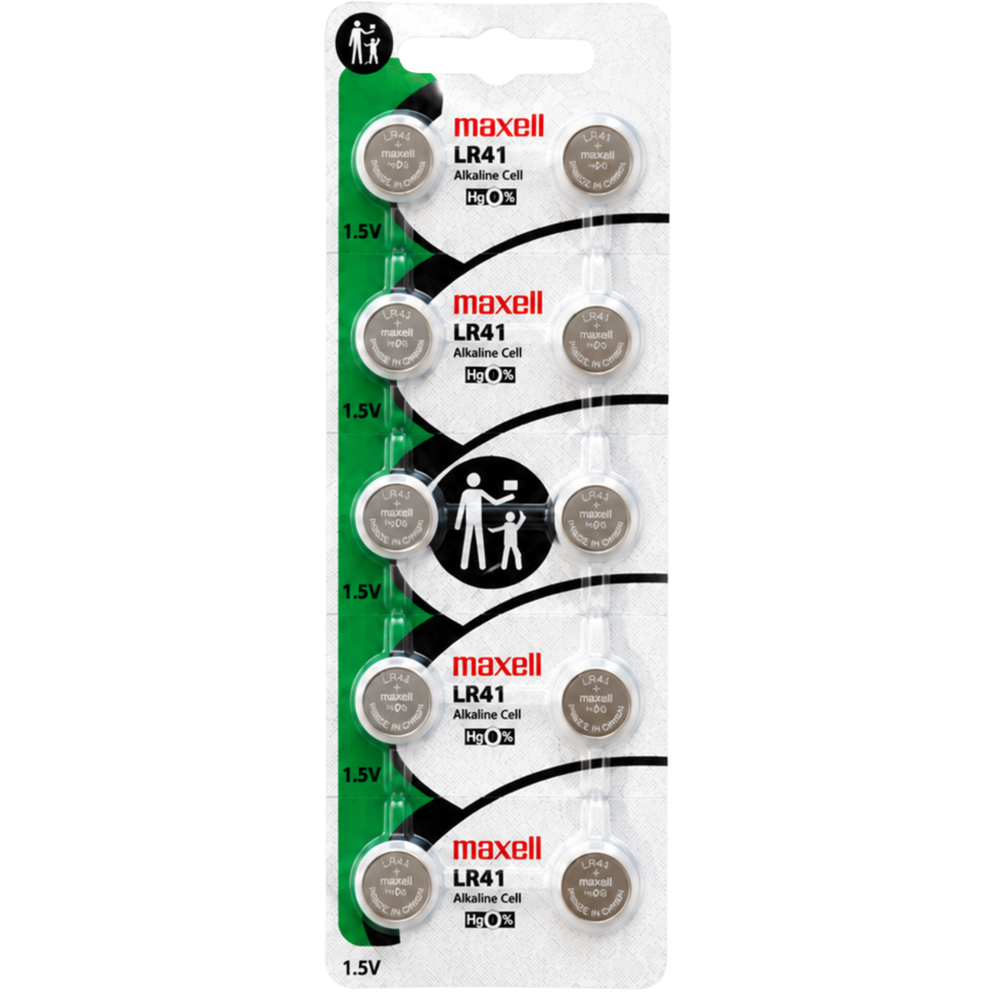 Maxell Battery 10 pcs LR41