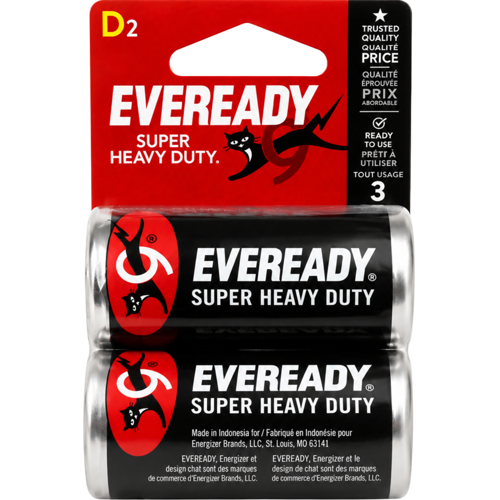 Eveready Super Heavy Duty D2