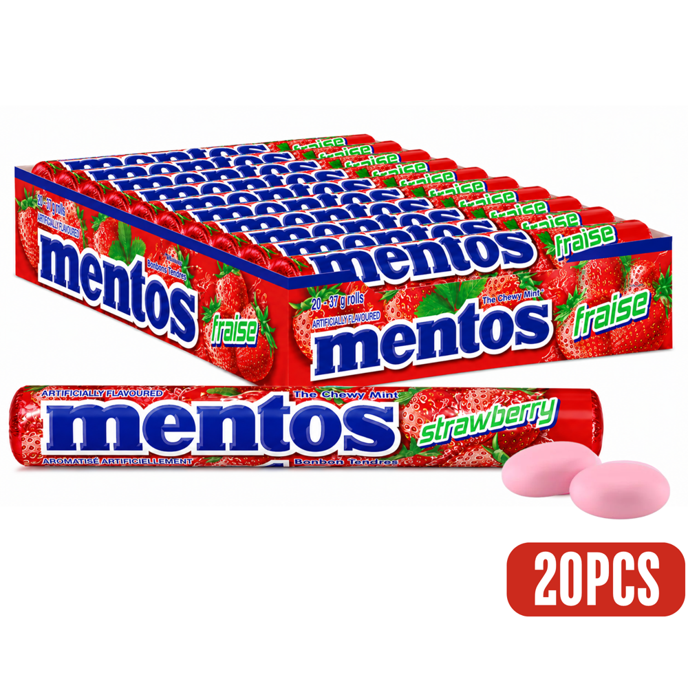 Mentos Strawberry 740 g 20 pcs