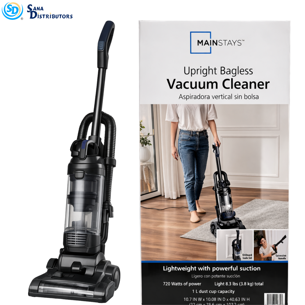 Mainstays Bagless Upright Vacuum Cleaner 25"x11.5" (Refurbished)