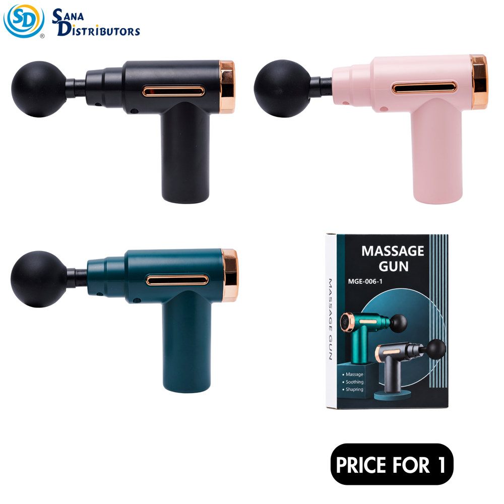 Massage Gun 6.5"x9.5" Assorted Colours